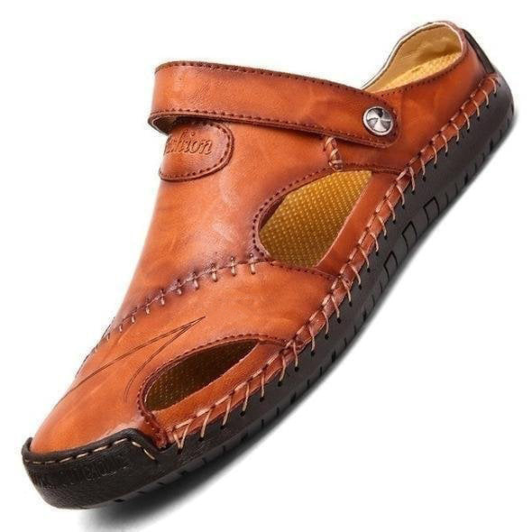 Charles - Orthopädische Ledersandalen