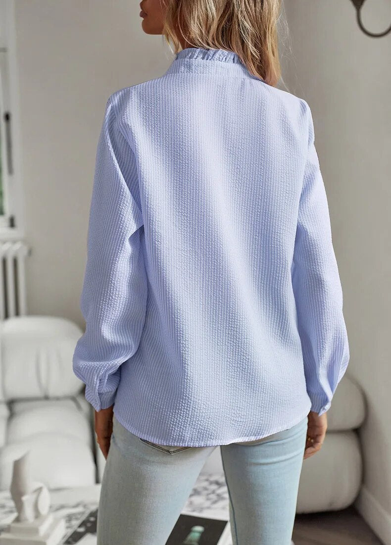 Freya - Elegante Polo Bluse