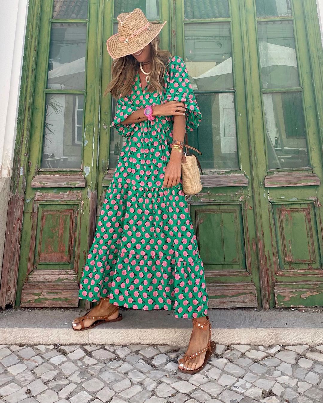 Fleur - Bohème Maxikleid