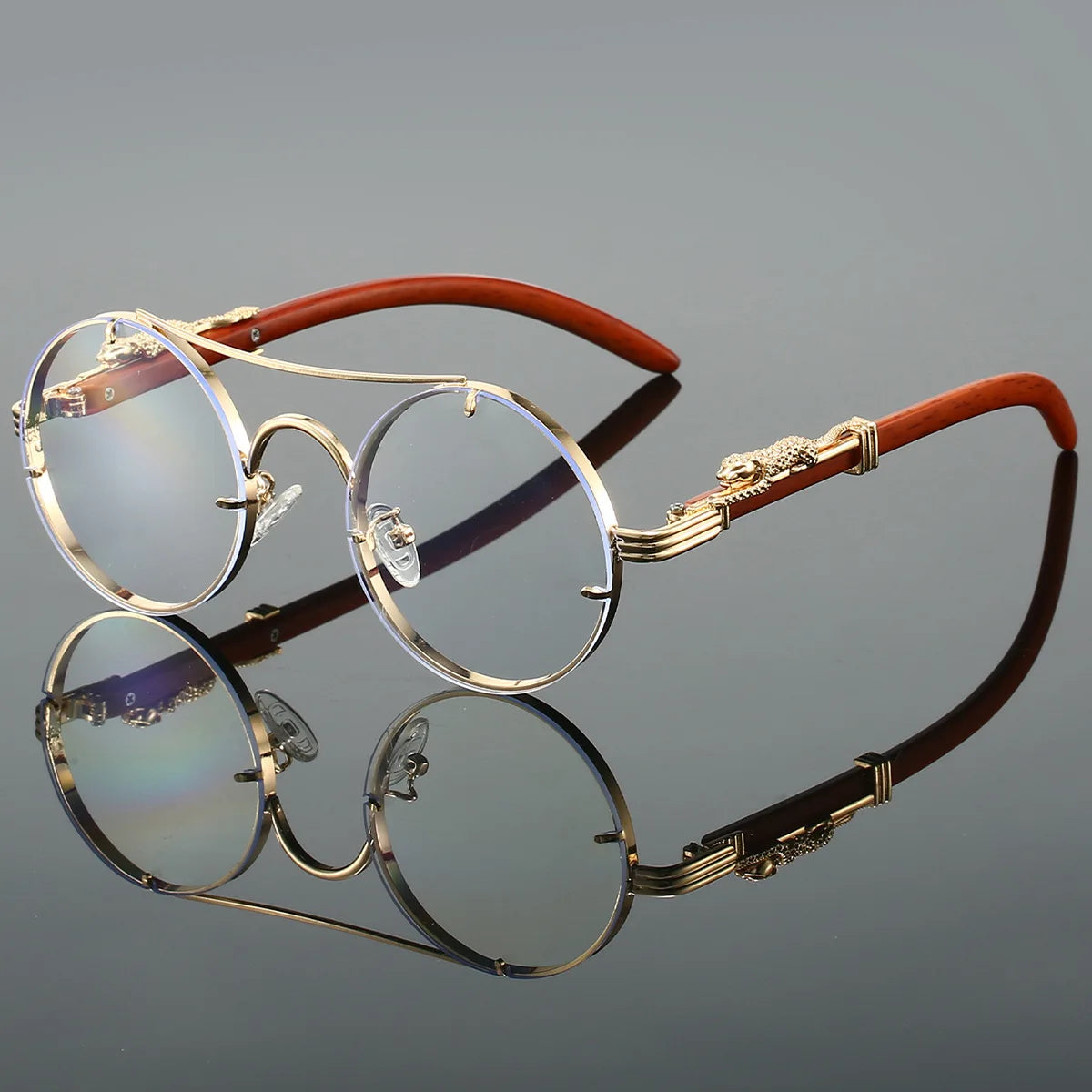 Dario - Vintage-Sonnenbrille mit doppelter Brücke