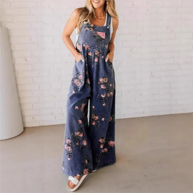 Femke - Baumwoll-Overalls Flora