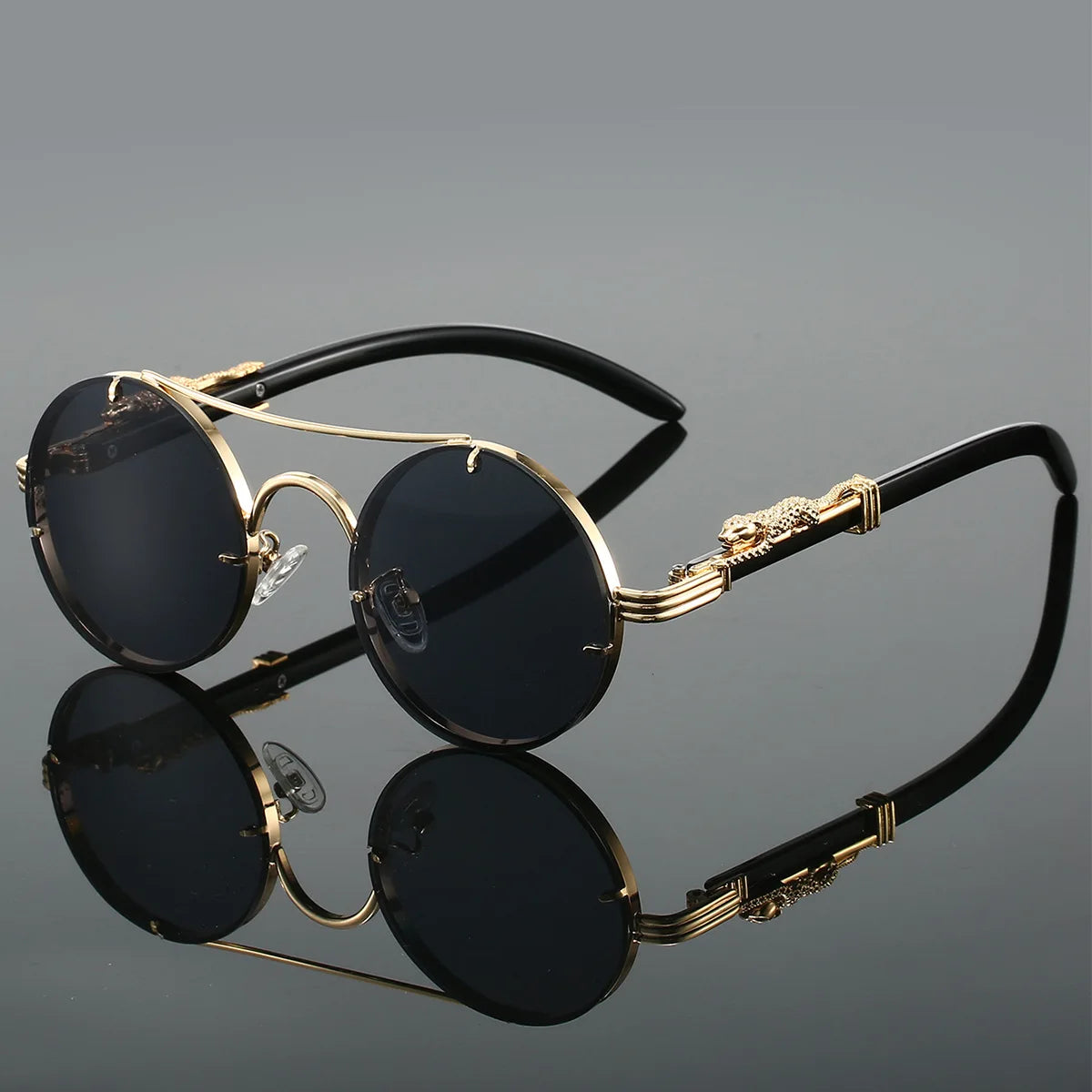 Dario - Vintage-Sonnenbrille mit doppelter Brücke