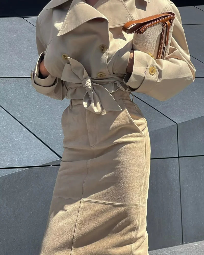 Emma - Britischer Wind-Trenchcoat
