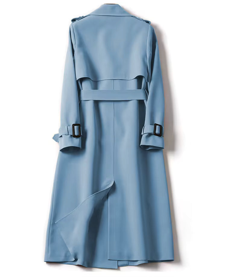Langärmeliger Trenchcoat