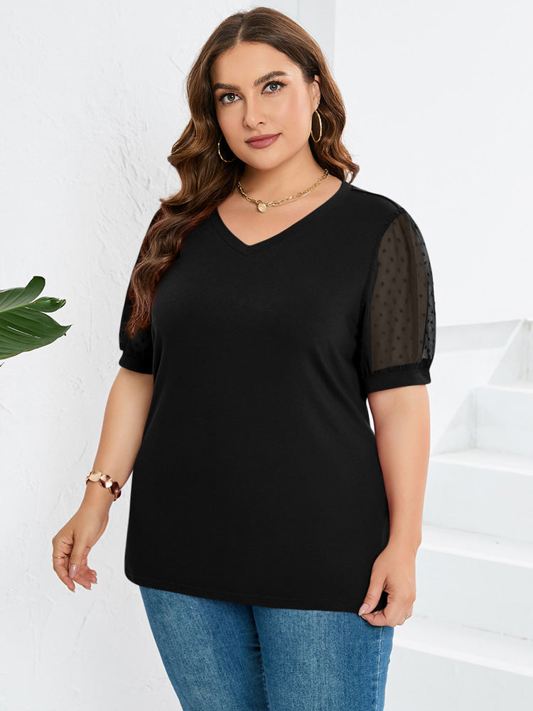 Anja - Elegantes Oberteil mit Puffärmeln