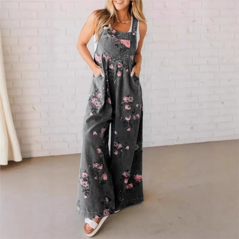 Femke - Baumwoll-Overalls Flora