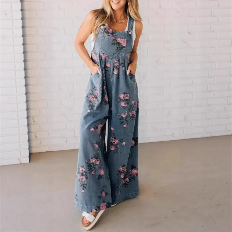 Femke - Baumwoll-Overalls Flora