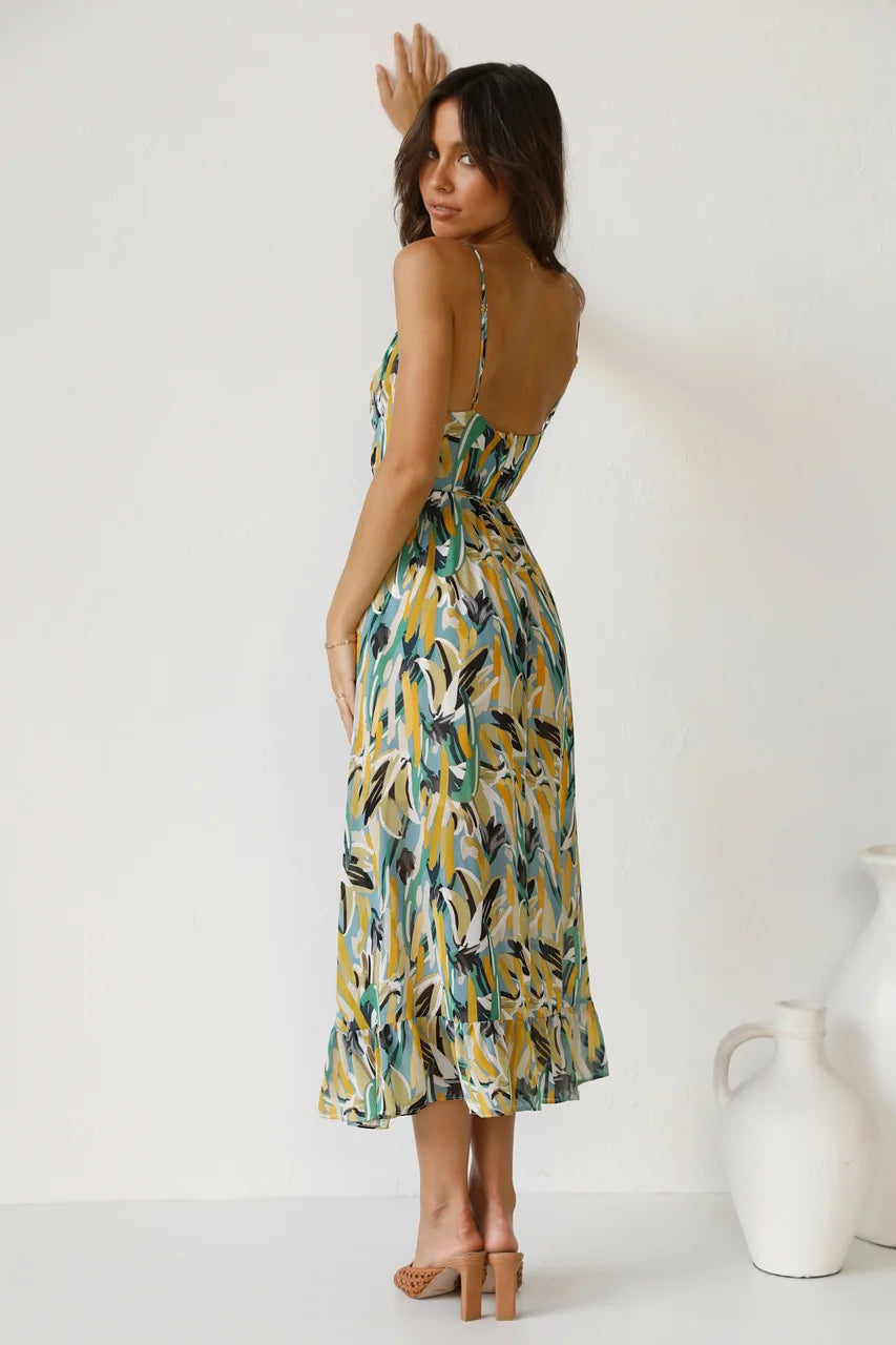 Leonie - mehrfarbiges sommerkleid