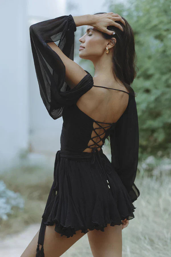 Alessandra - Sommerkleid mit Spaghetti-Trägern