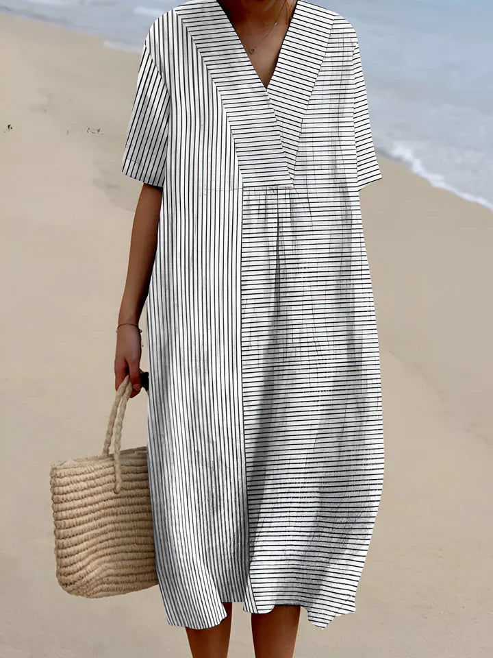 Imelda | Elegantes geometrisches Kleid