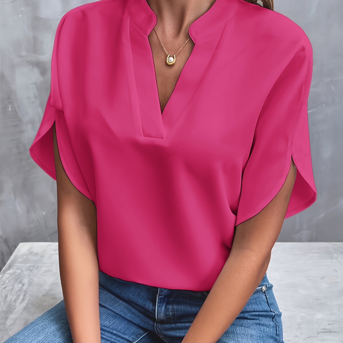 Mina - Elegante und luxuriöse Bluse