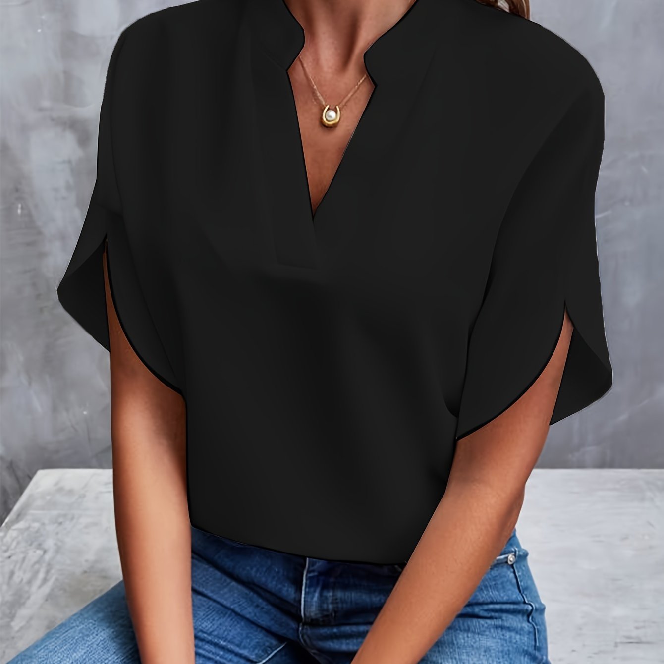 Mina - Elegante und luxuriöse Bluse