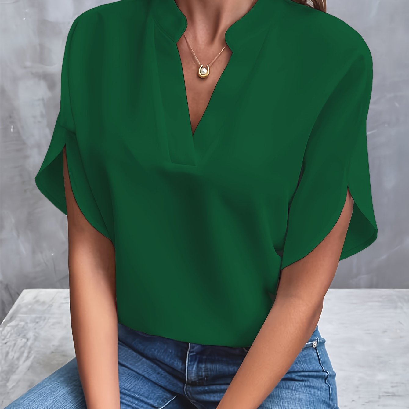 Mina - Elegante und luxuriöse Bluse