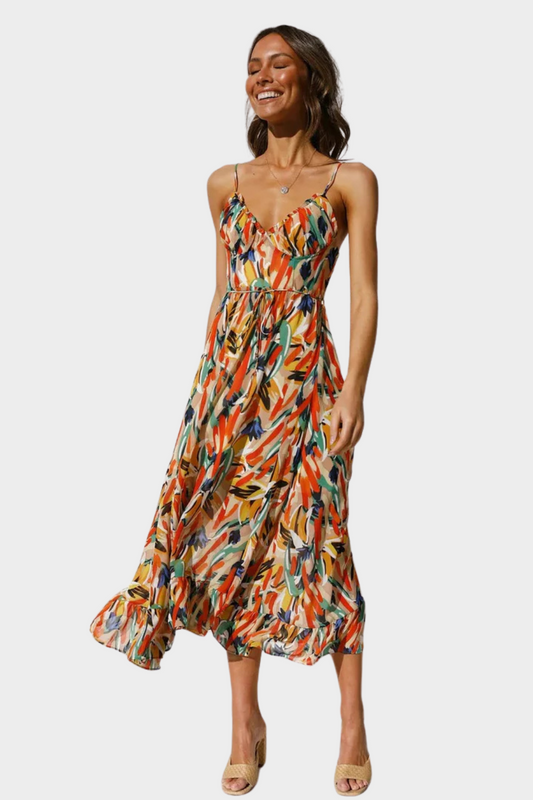 Leonie - mehrfarbiges sommerkleid