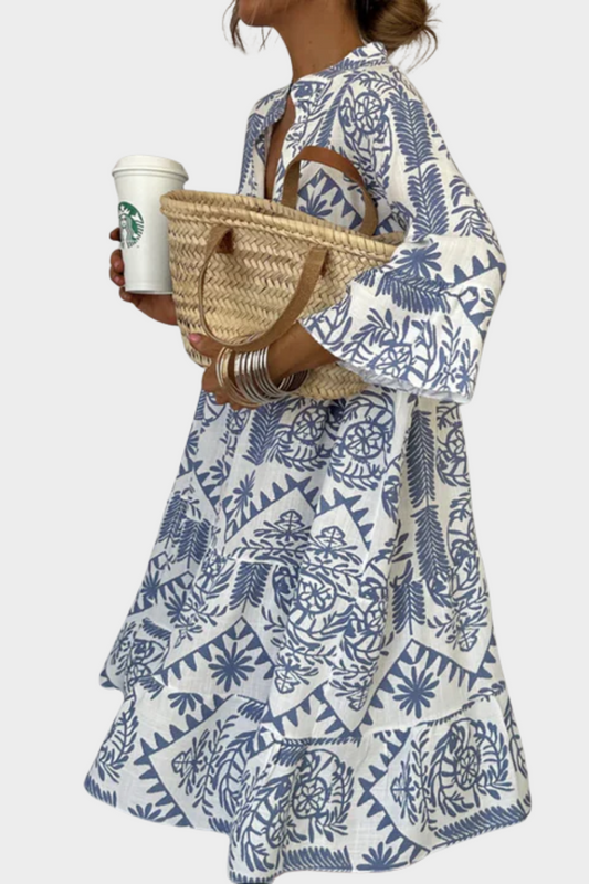 Marlene - Modisches druckkleid