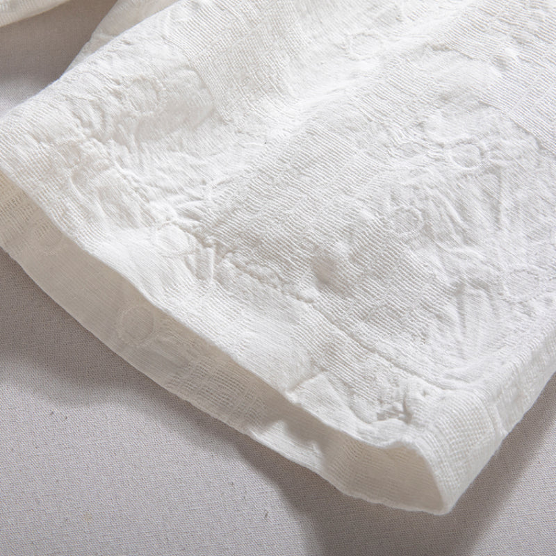 Jacquard - Hemd mit kurzen Ärmeln