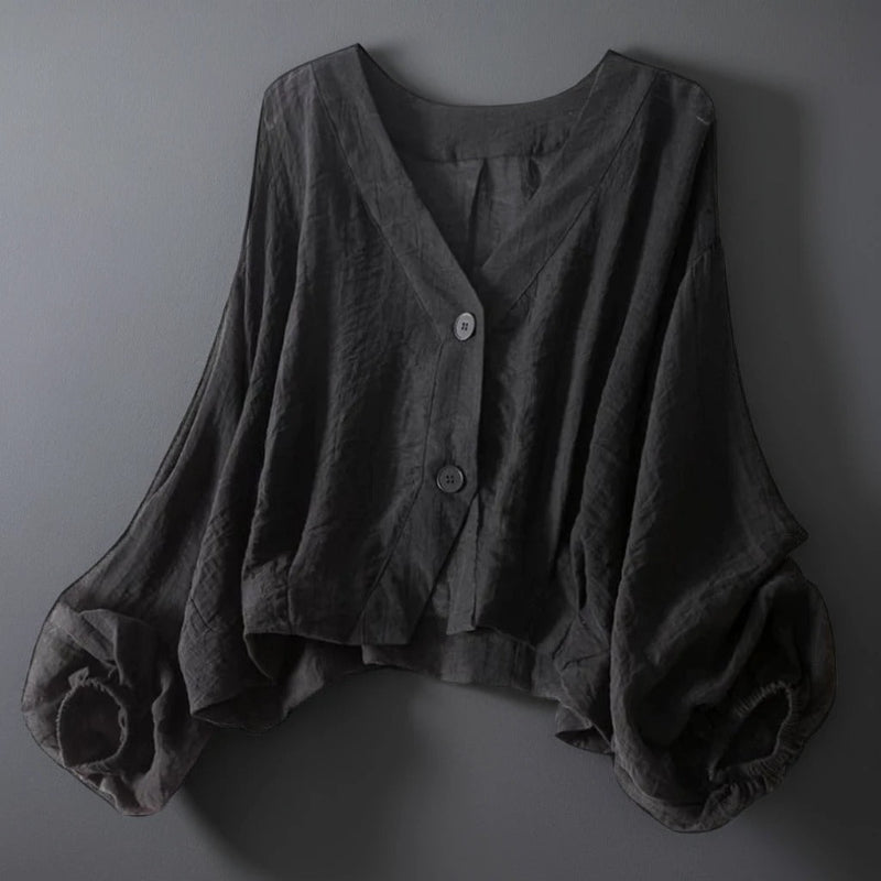 ELLA - LEINENBLUSE