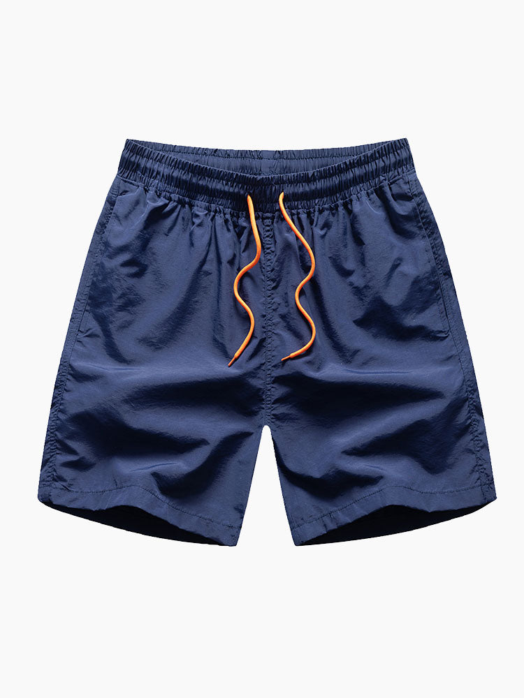 Geometrisch bedrucktes Hemd & Badeshorts
