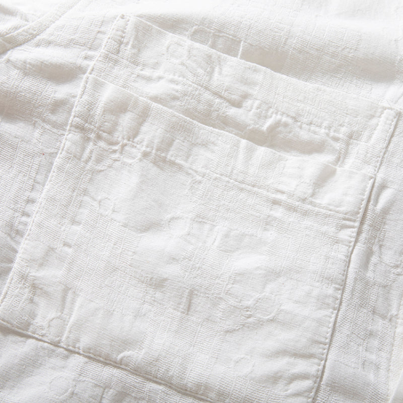 Jacquard - Hemd mit kurzen Ärmeln