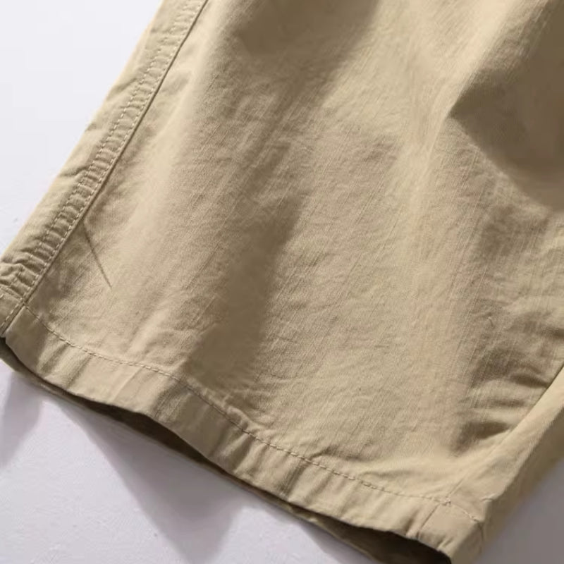 Japanische Karottenhose mit weitem Bein und lockerem Sitz