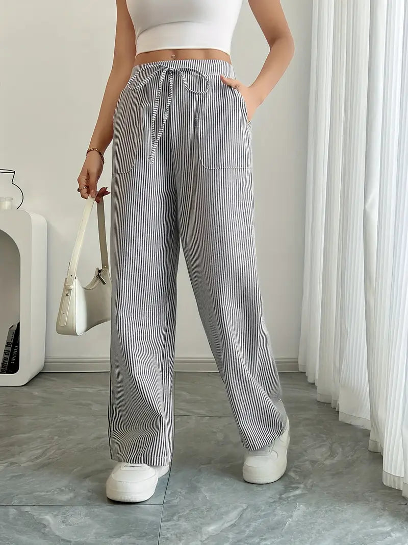 KARINA - STILVOLLE GESTREIFTE HOSE