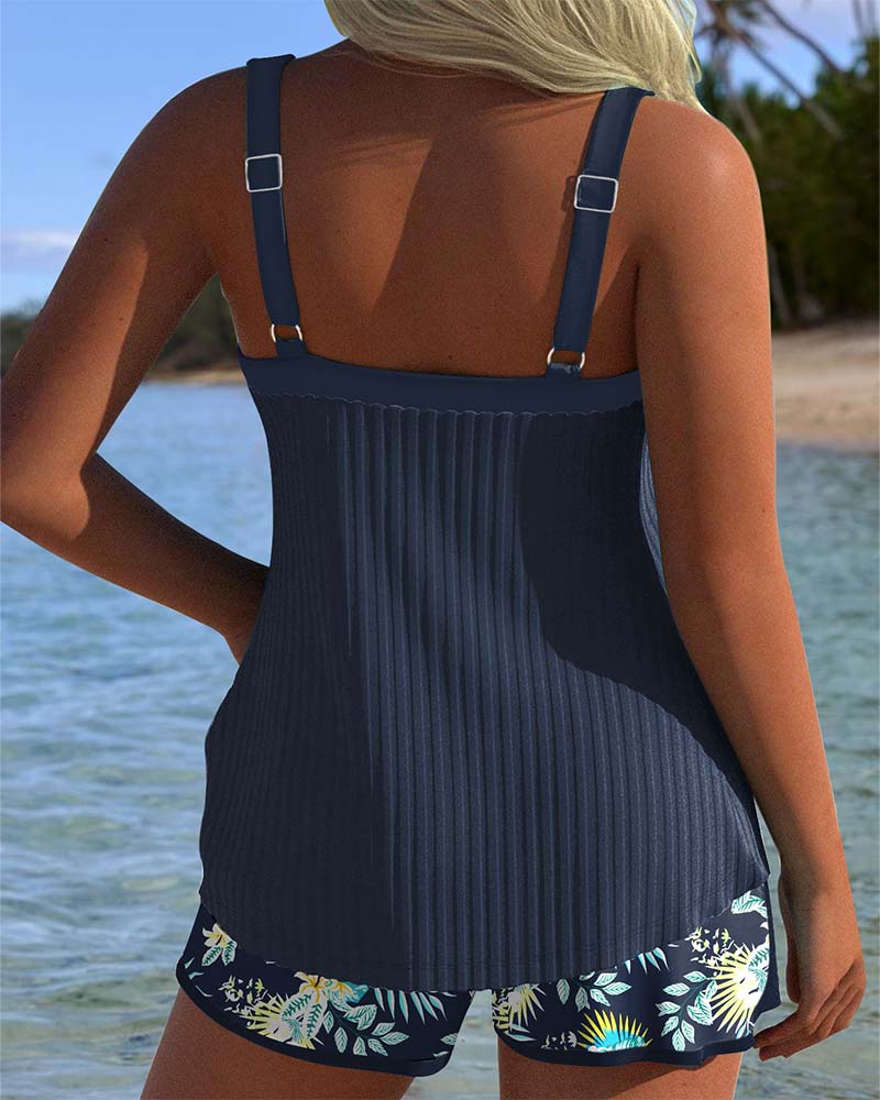 Clara - Tankini-Set mit Blumenmuster