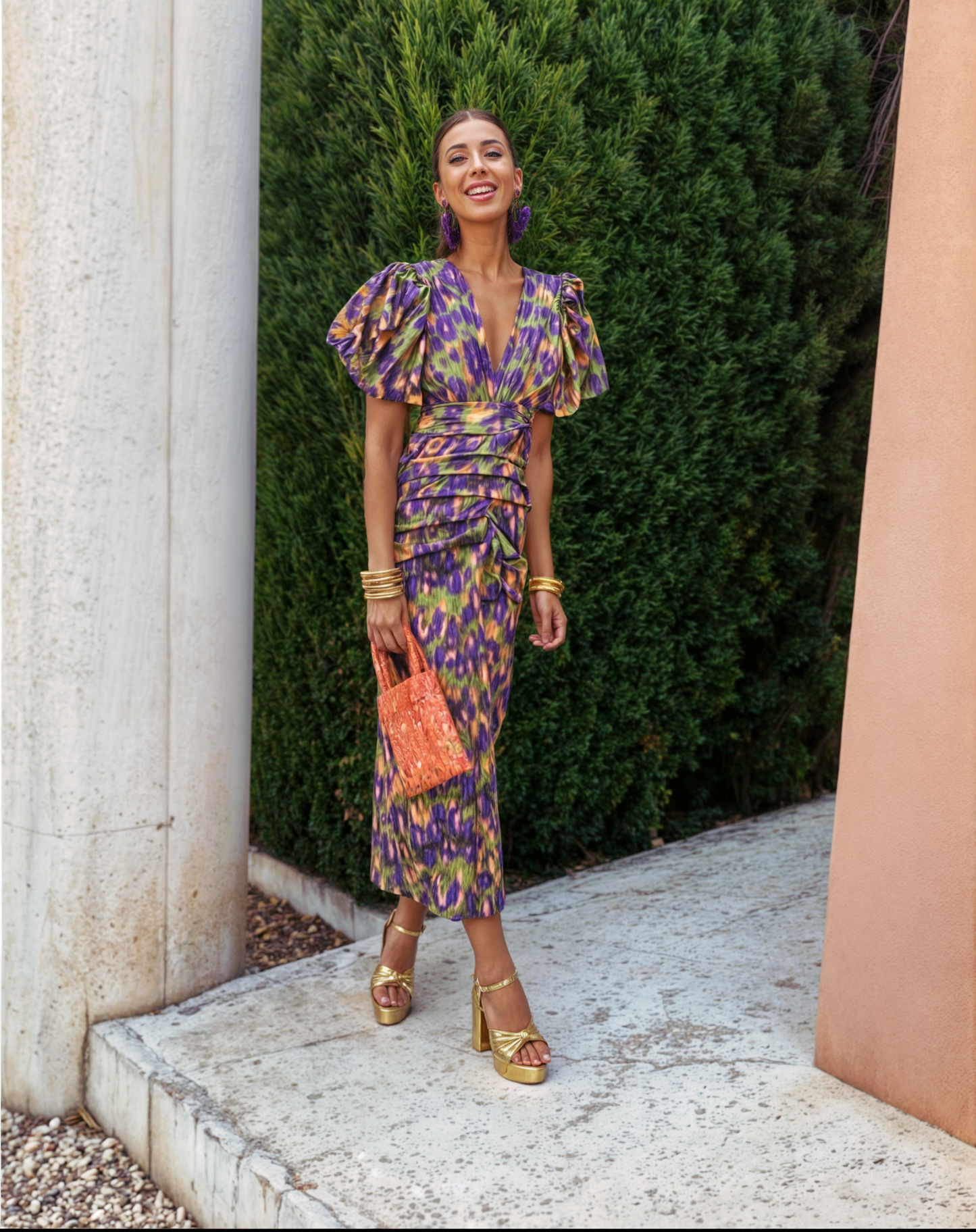 Élodie | Langes, farbenfrohes Kleid