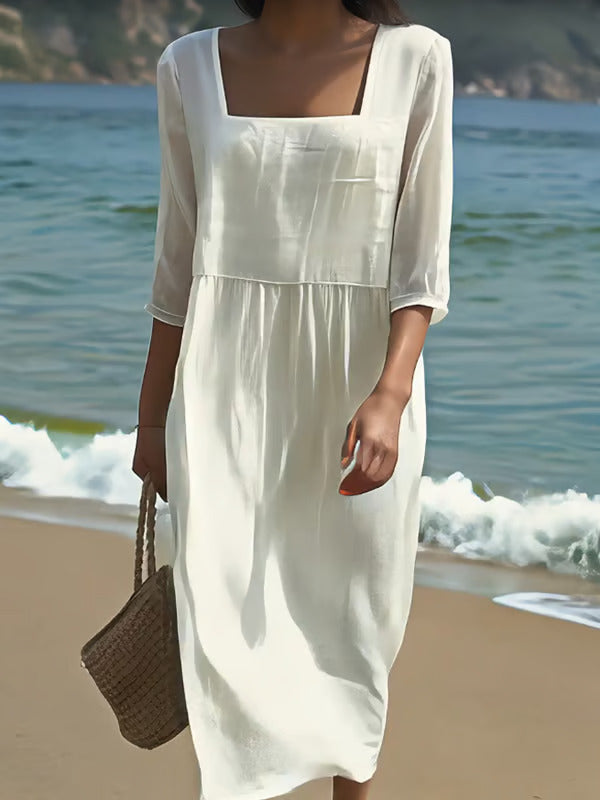 Lunelle - Lässiges Leinenkleid