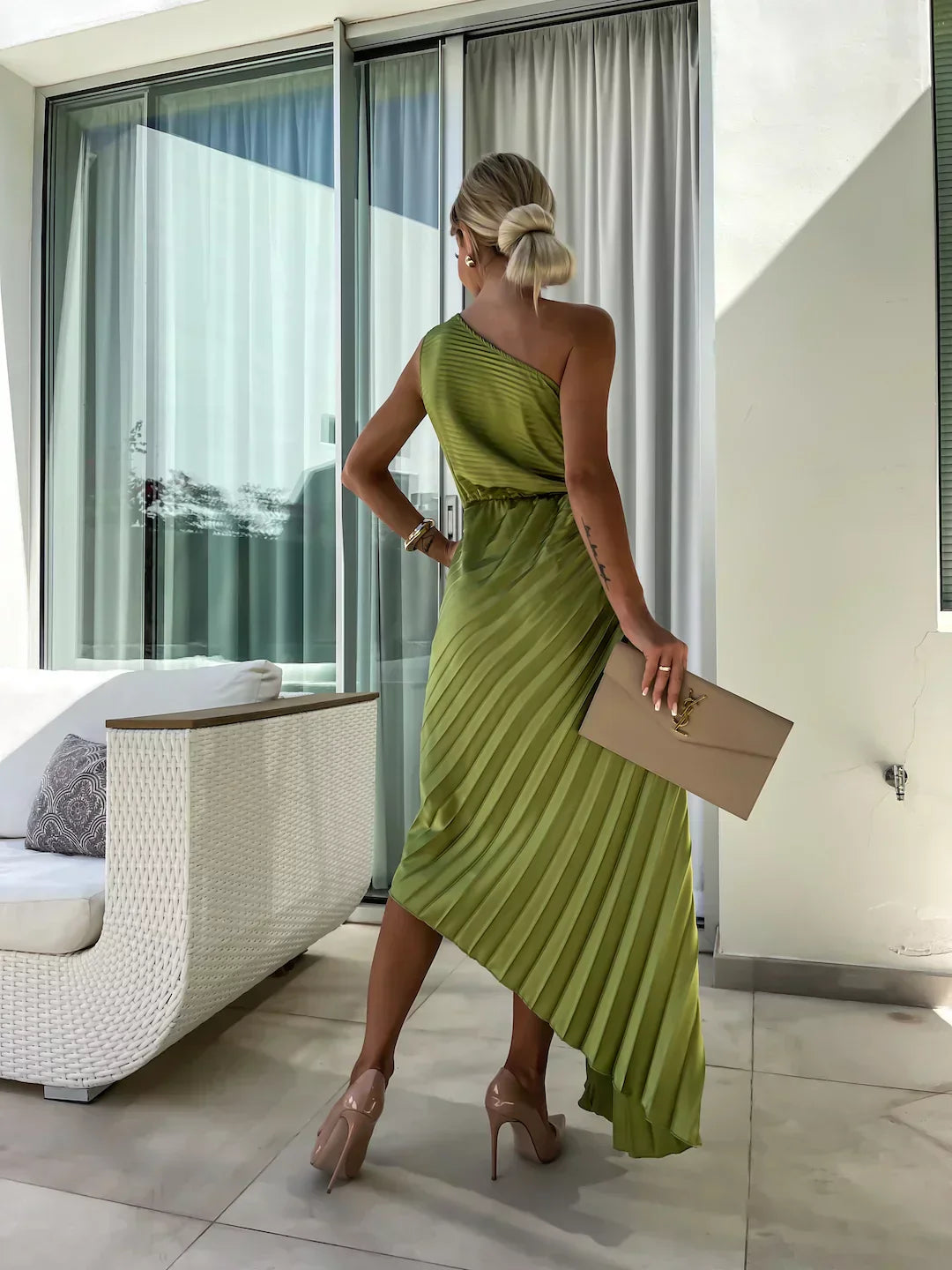 Lizbeth - Blumenkleid mit freier Schulter