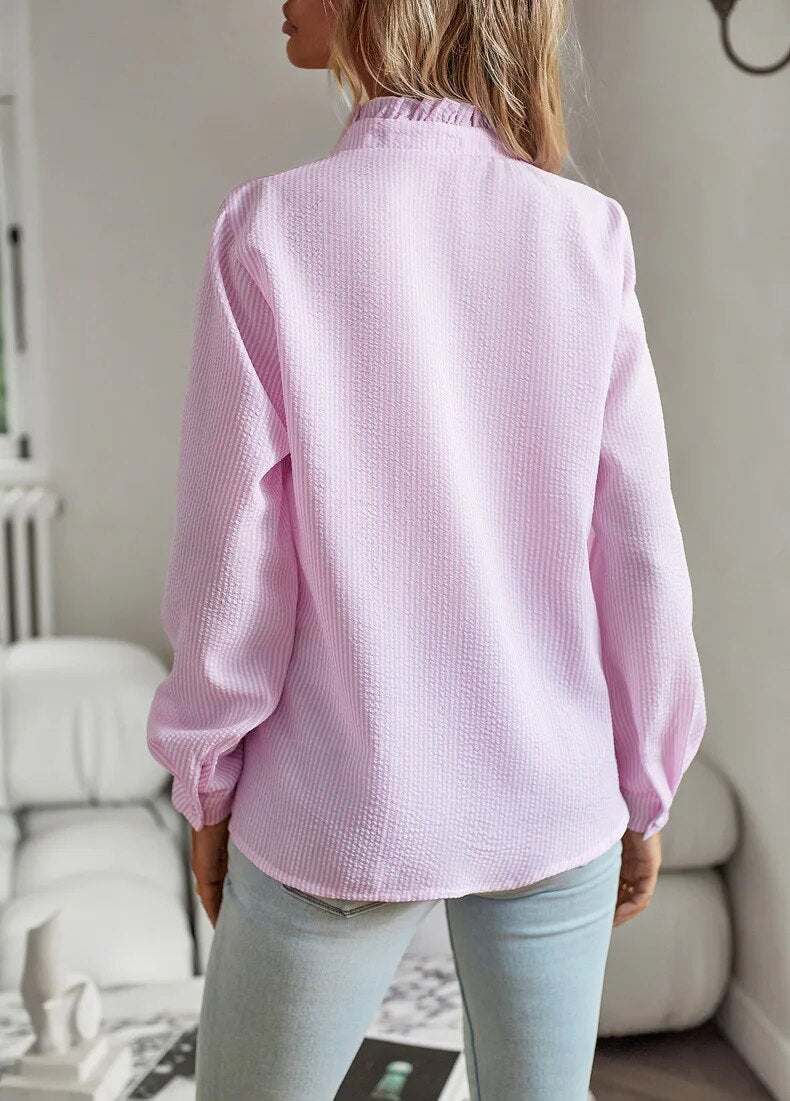 Freya - Elegante Polo Bluse