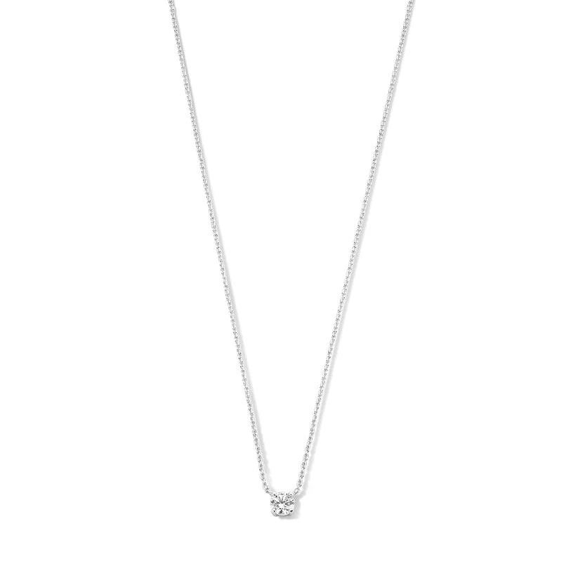 Cléa Moissanit Stein Halskette | Gold 14k