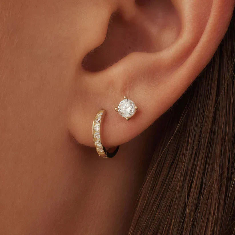 Dara Brillane Ohrringe Set | Gold 14k