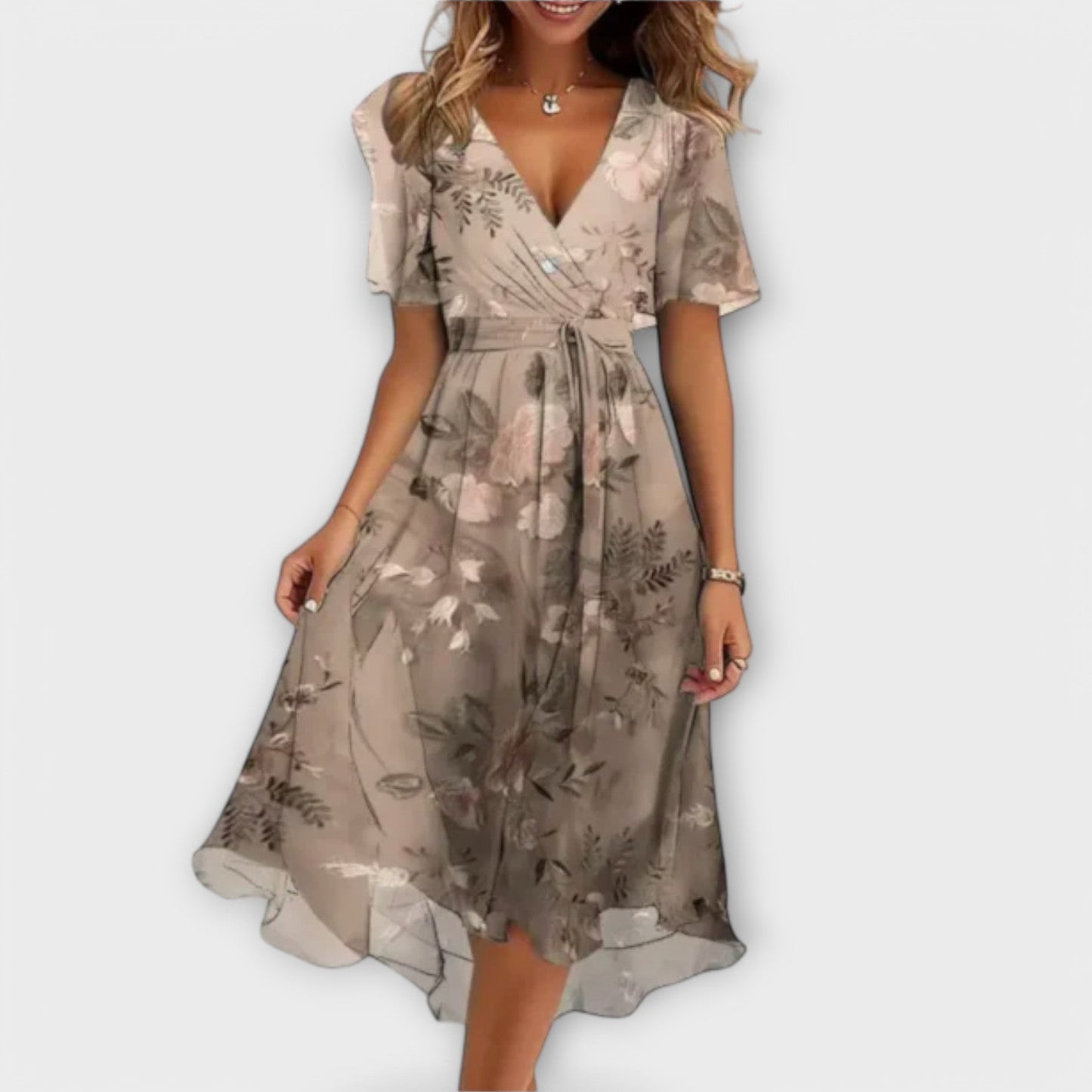 Ariane | Feminines Kleid mit V-Ausschnitt
