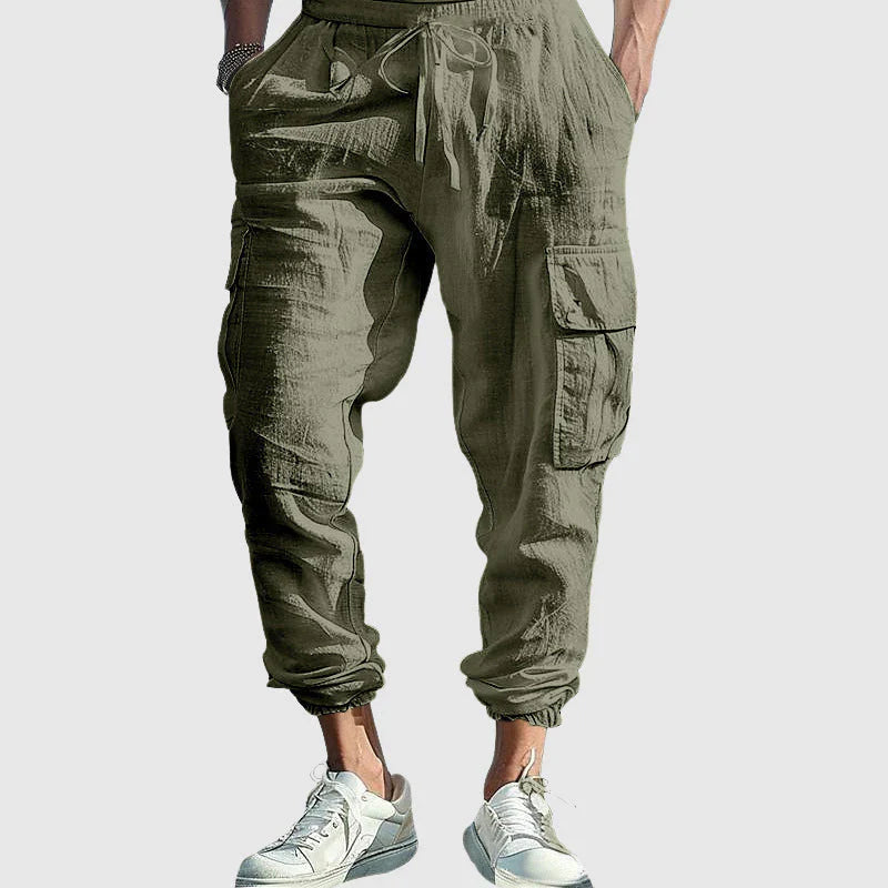 Dario - Cargo hose aus Leinen