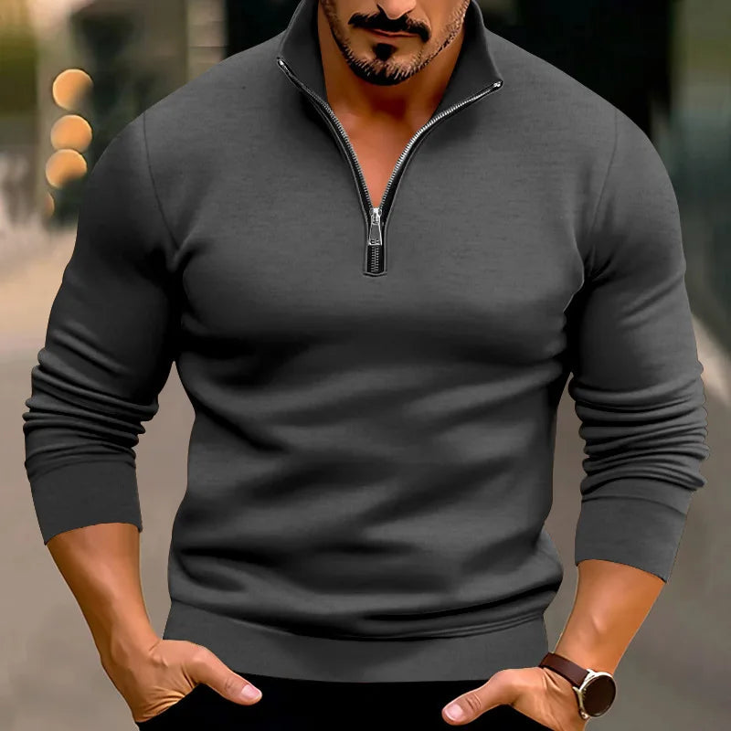 Levi - Lässiger Pullover mit Reißverschluss
