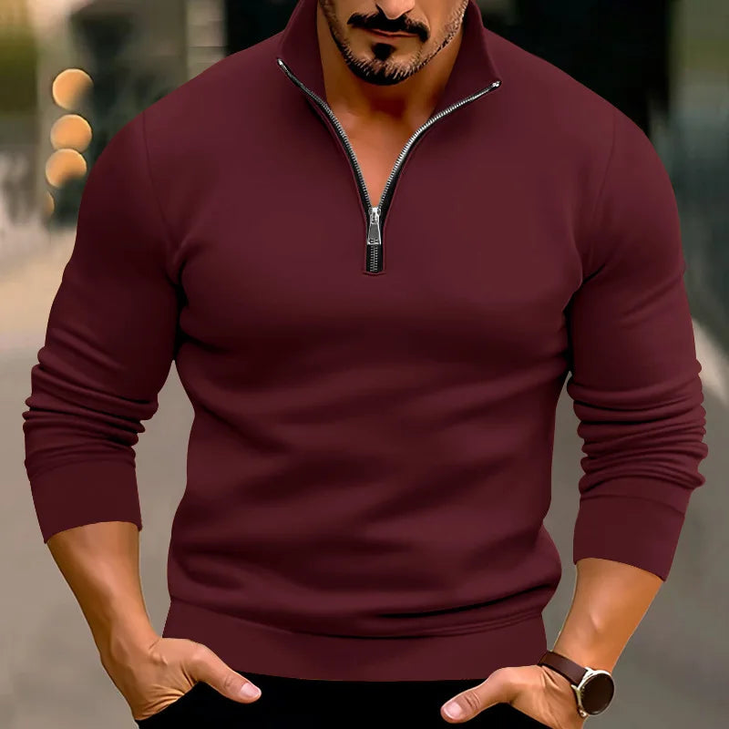 Levi - Lässiger Pullover mit Reißverschluss