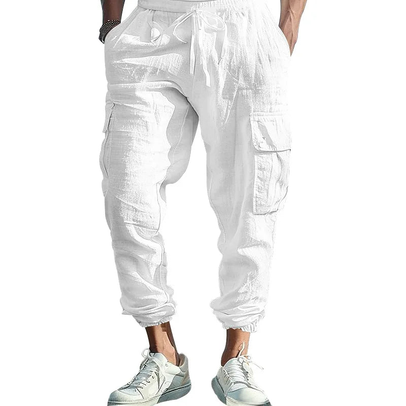 Dario - Cargo hose aus Leinen