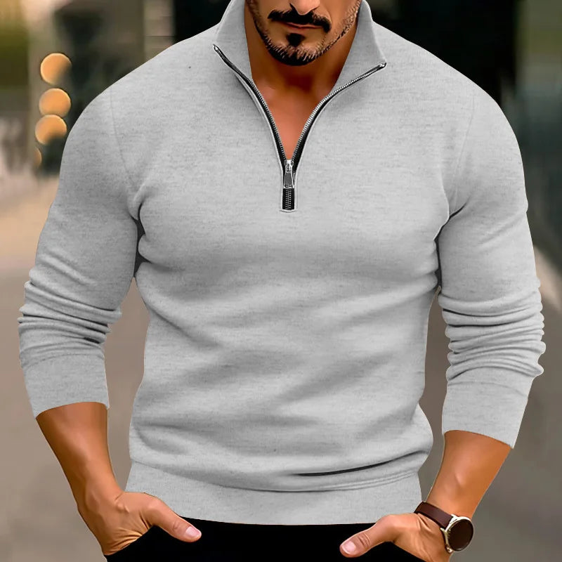 Levi - Lässiger Pullover mit Reißverschluss