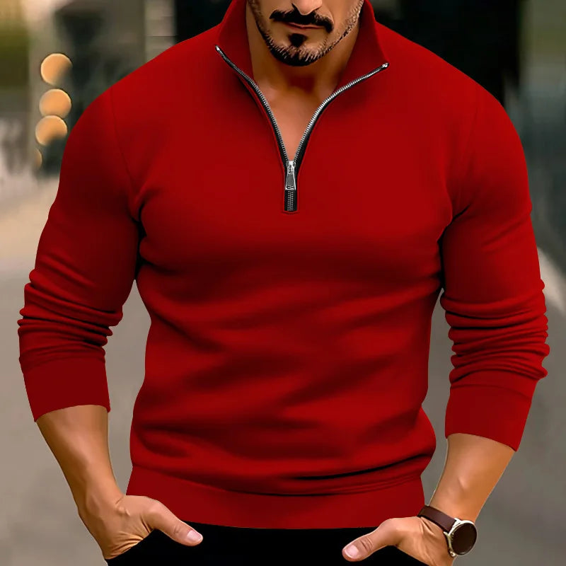 Levi - Lässiger Pullover mit Reißverschluss