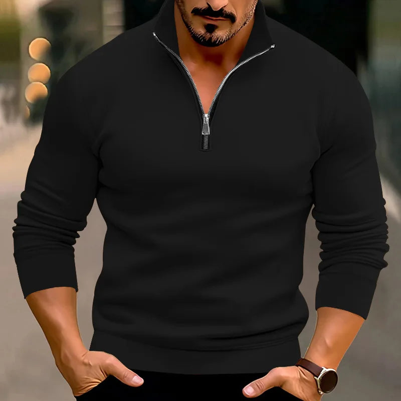 Levi - Lässiger Pullover mit Reißverschluss