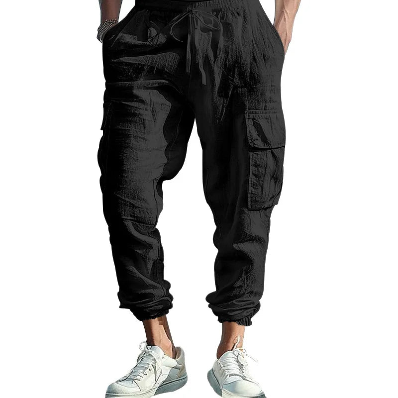 Dario - Cargo hose aus Leinen