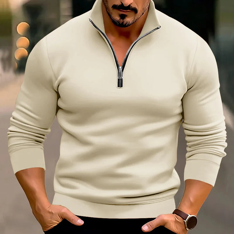 Levi - Lässiger Pullover mit Reißverschluss