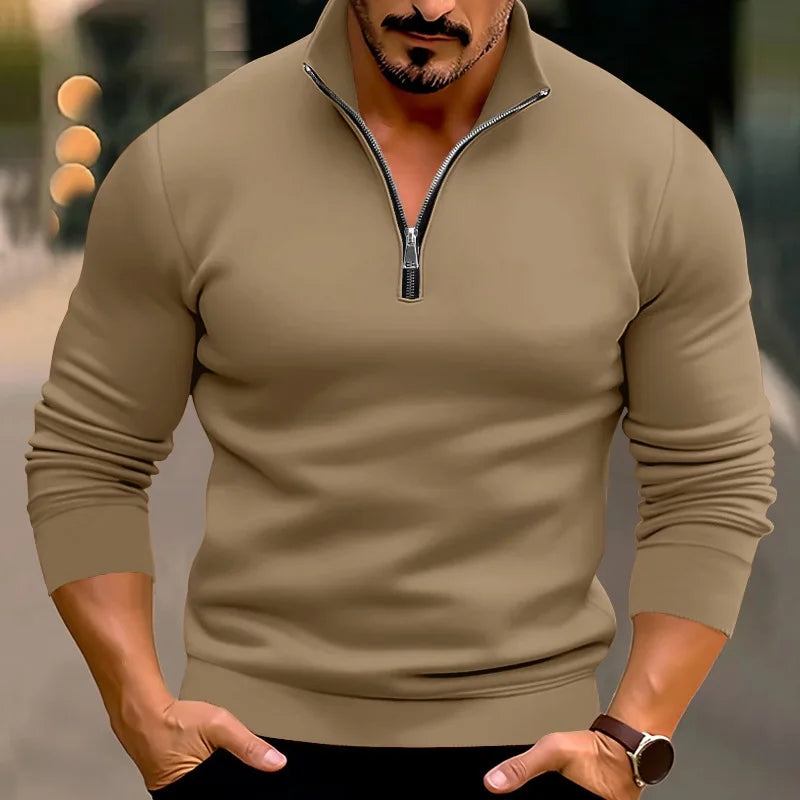 Levi - Lässiger Pullover mit Reißverschluss