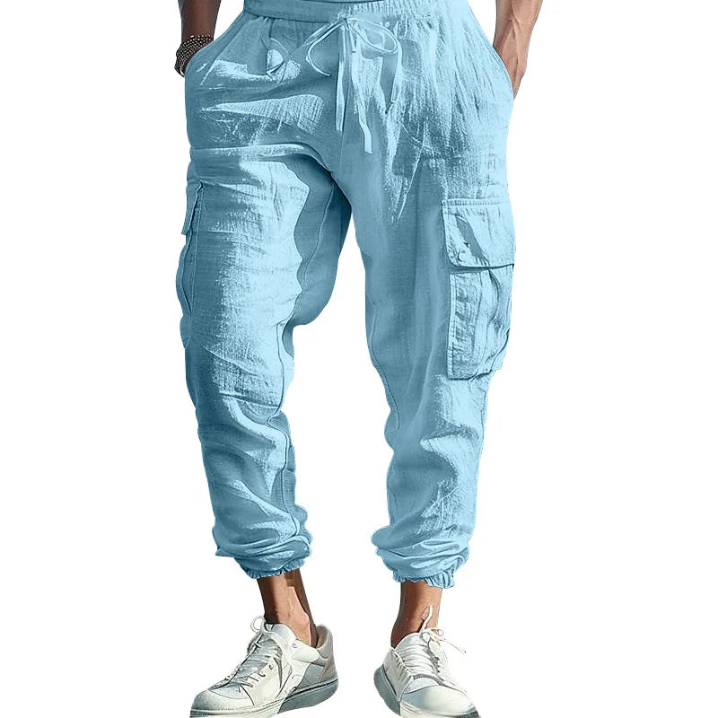 Dario - Cargo hose aus Leinen