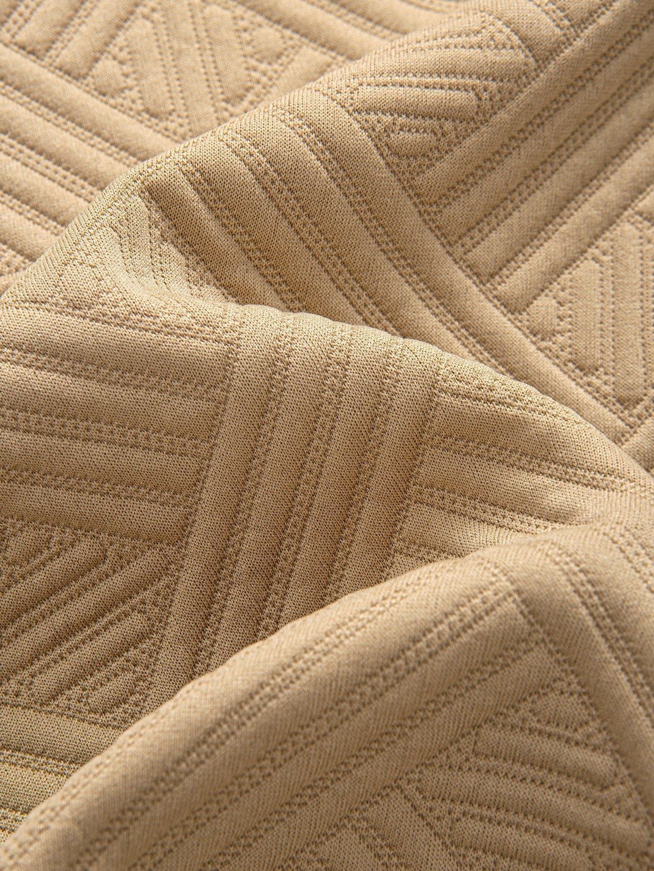 Gestreiftes Jacquard-Hemd mit Knöpfen