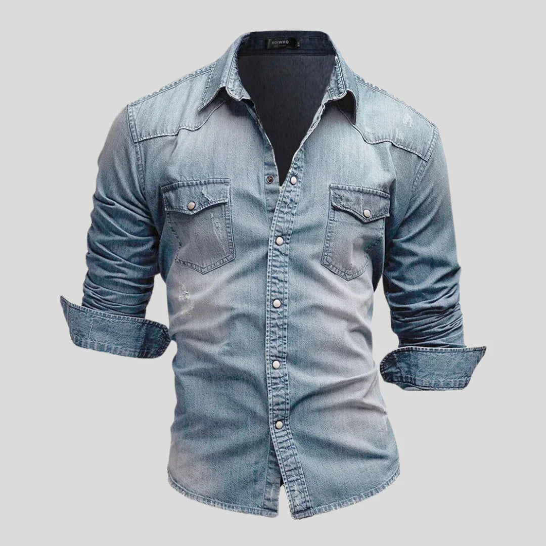 Lex - Modernes Jeanshemd