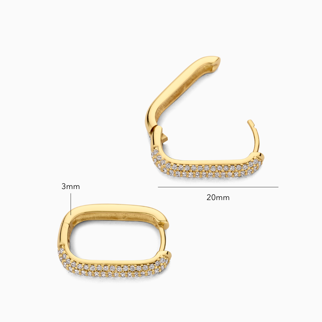 Icon Pavé Reifen | 18k Gold