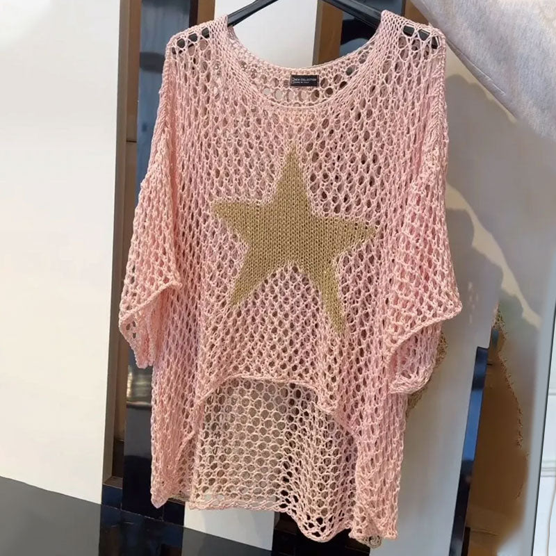 Marina - Modisches gestricktes Oberteil