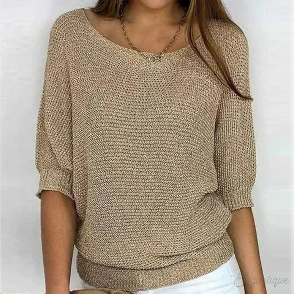 Sophia - Entspanntes StrickOberteil