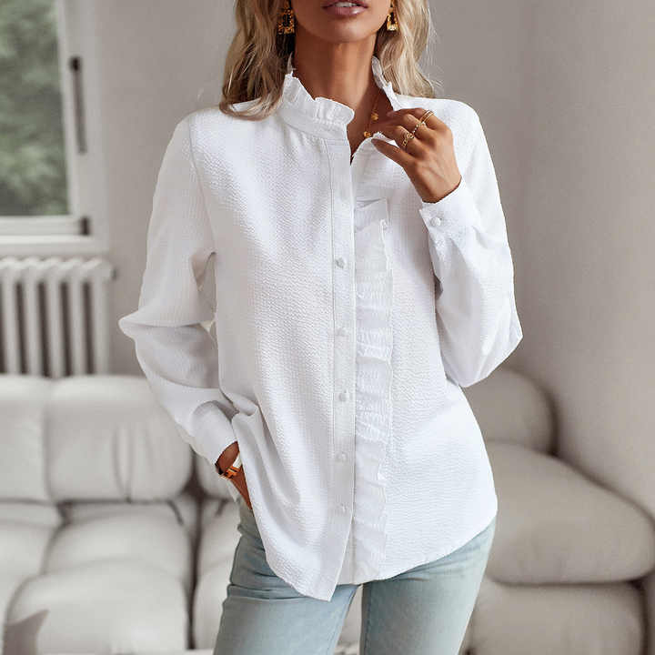 Freya - Elegante Polo Bluse